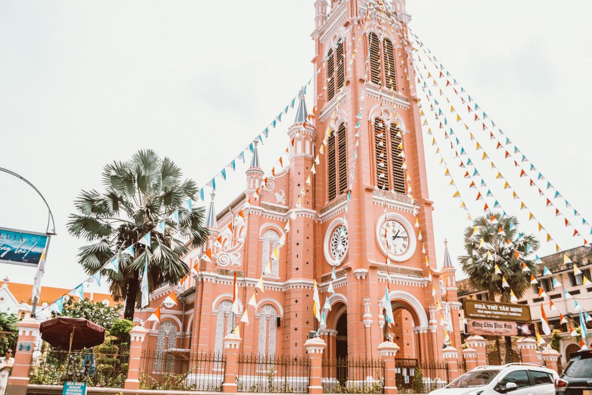 Pink church Ho Chi minh city