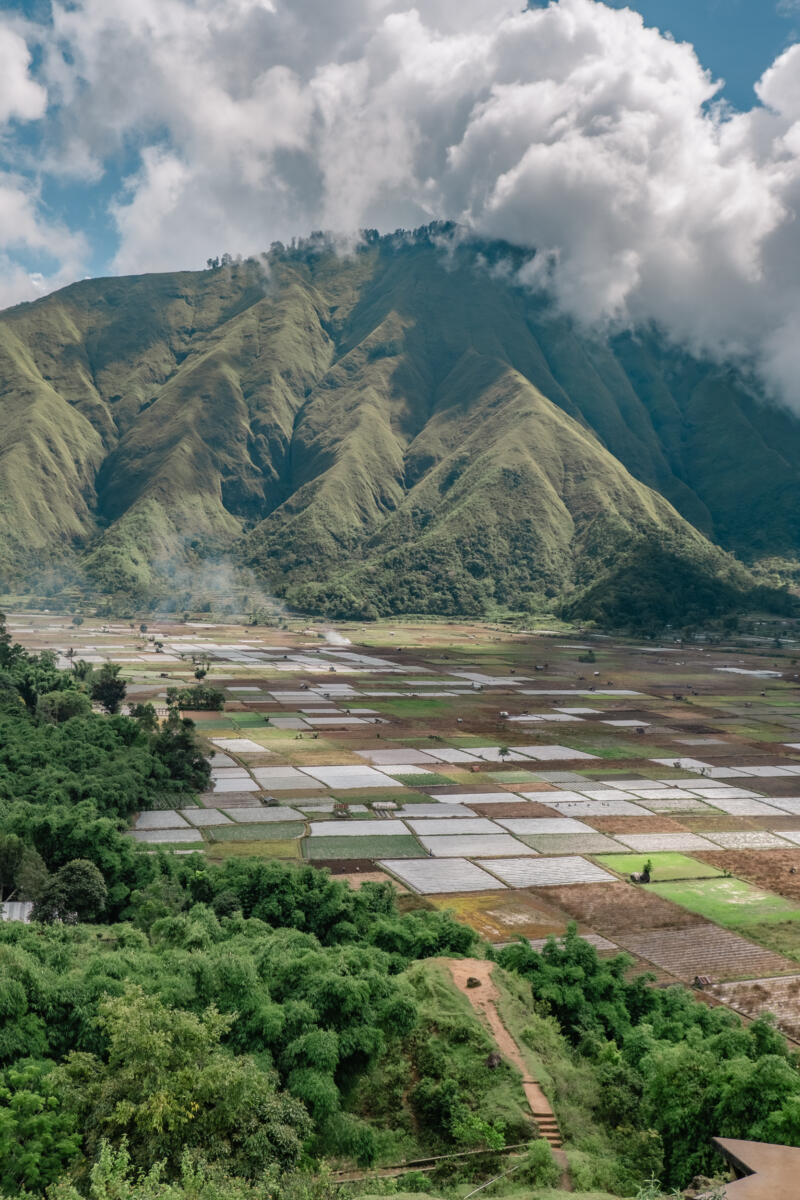 Sembalun lombok indonesia viewpoint