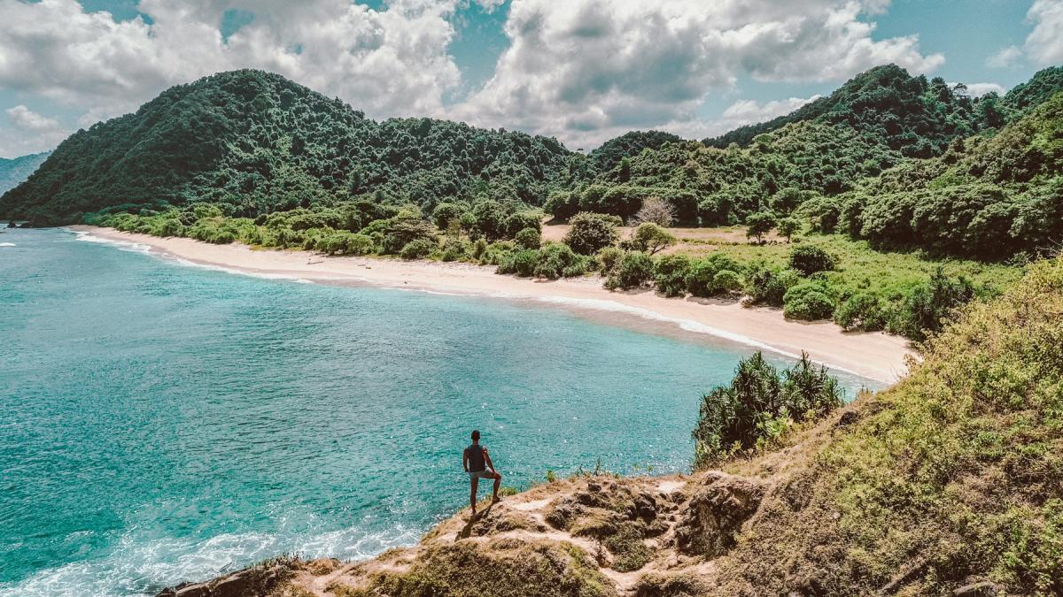 Mawi Beach south lombok indonesia