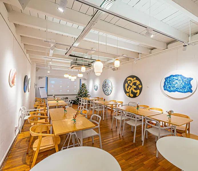 grids and circles cafe singapore