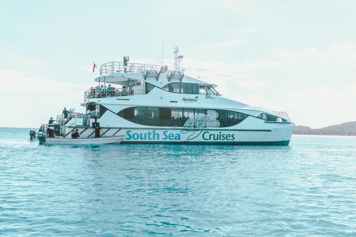 Yasawa flyer hopper ferry Fiji