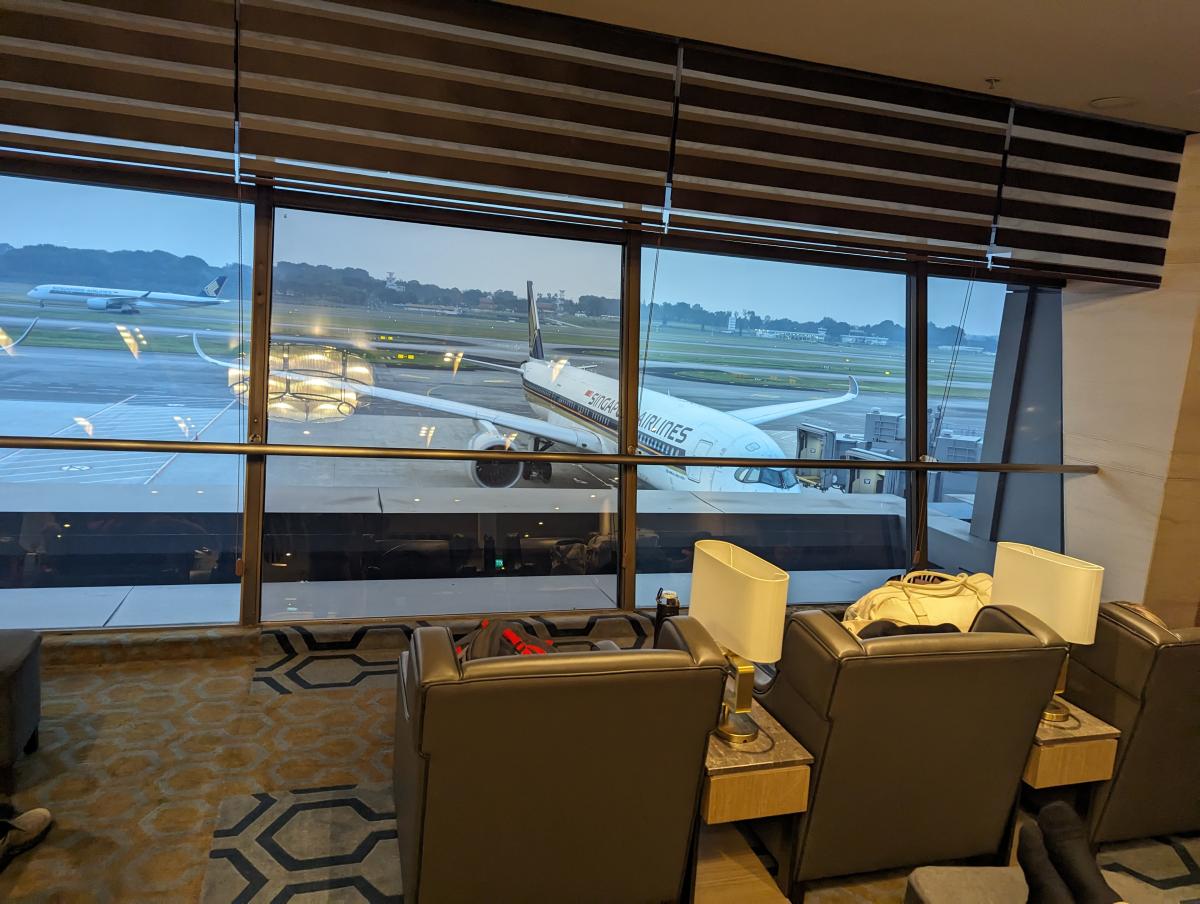 Plaza Premium SIngapore Changi airport