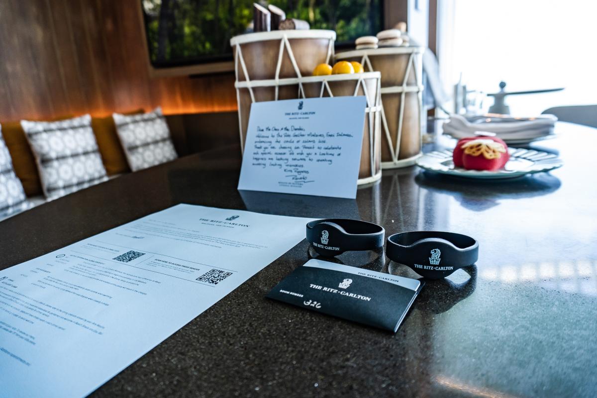 welcome to the ritz carlton maldives