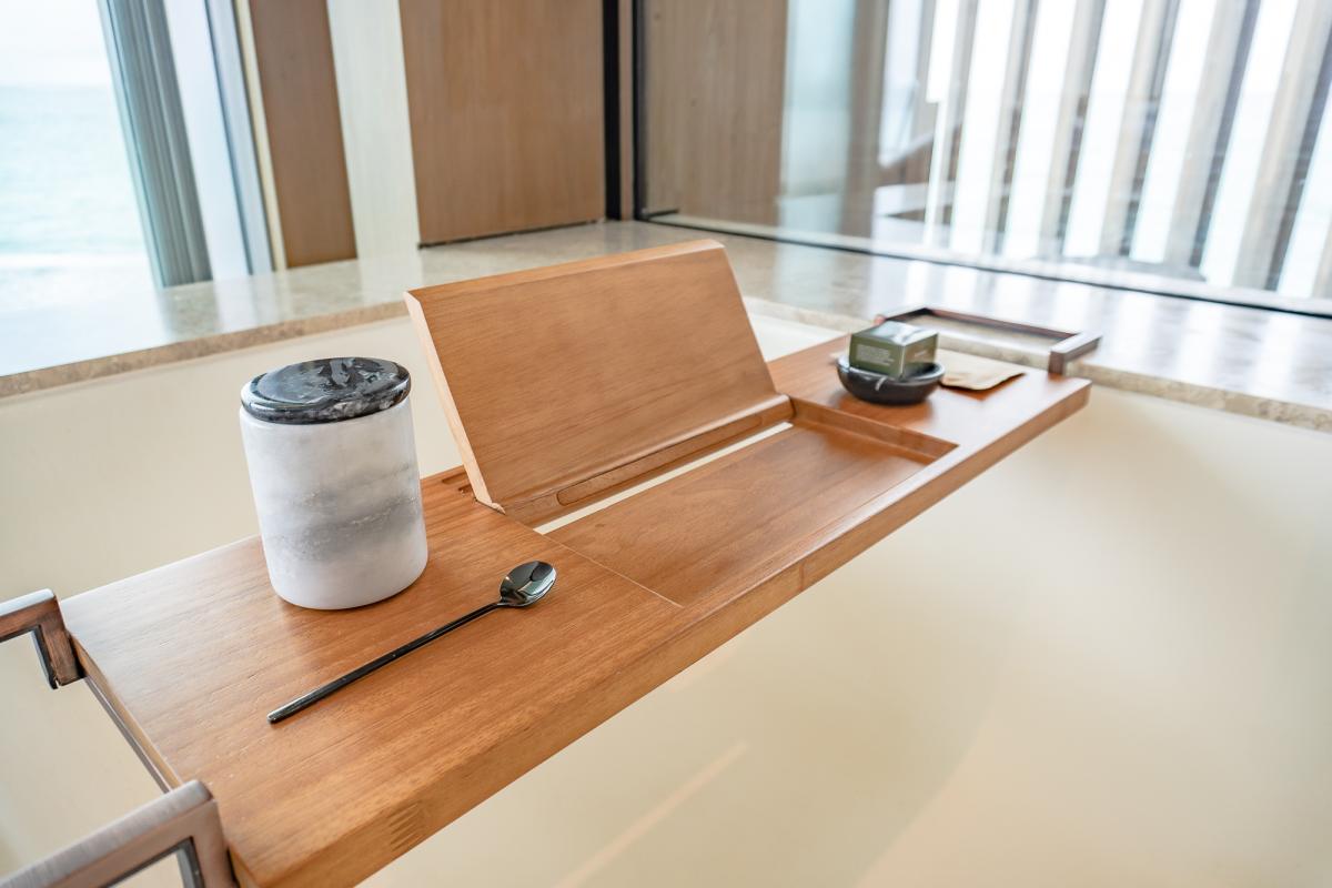 Ritz Maldives villa interior