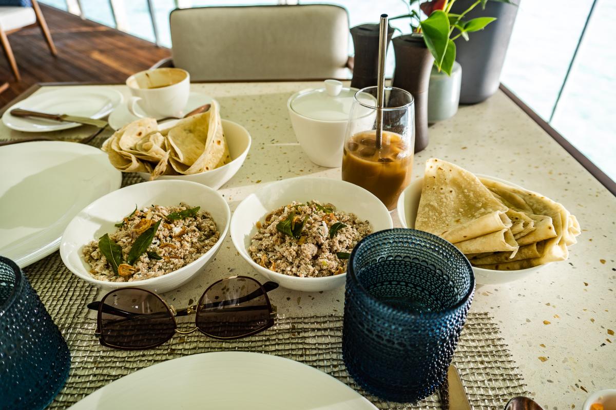 La Locanda Breakfast at the Ritz Carlton Maldives