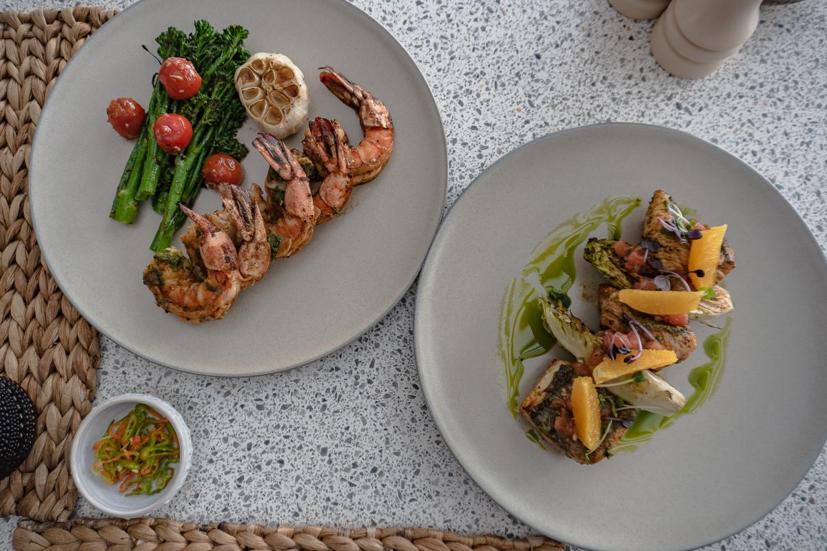 Beach shack restaurant Ritz Carlton Maldives