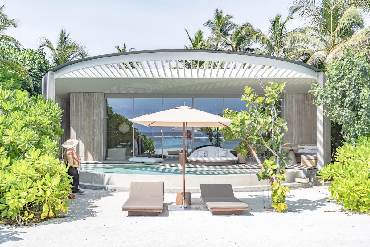 Ritz Carlton Maldives beach villas