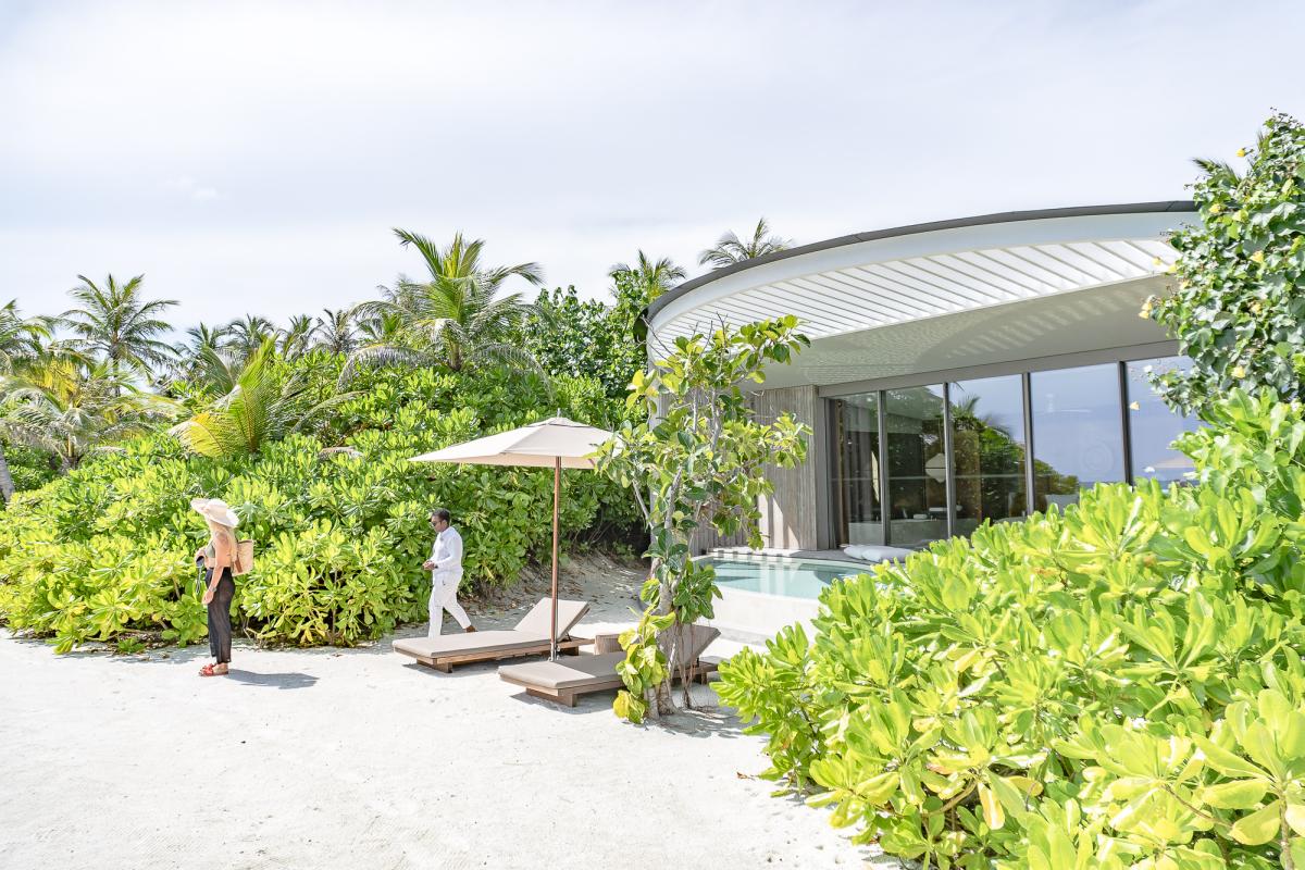 Ritz Carlton Maldives beach villas