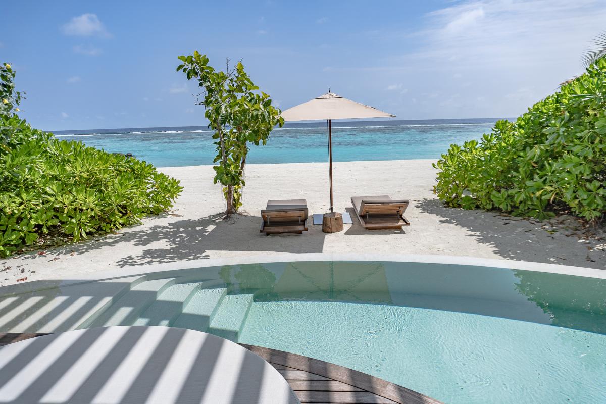Ritz Carlton Maldives beach villas