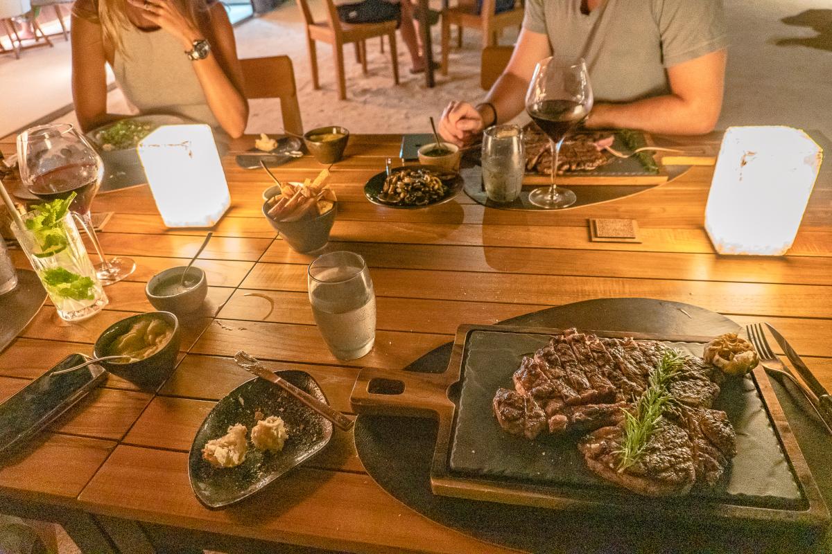 Brasa Steakhouse Ritz Carlton maldives