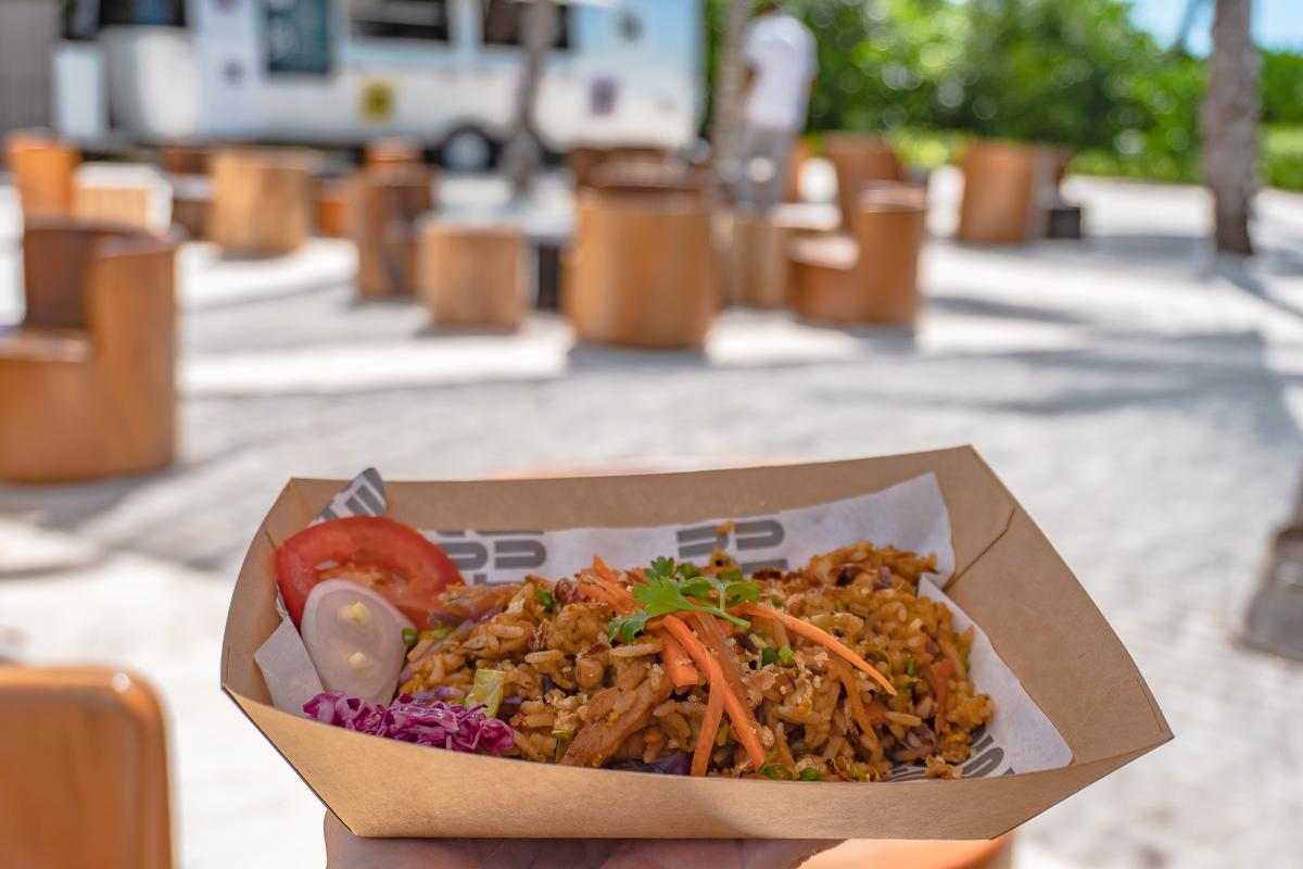 Tum Tum food truck Ritz Carlton maldives