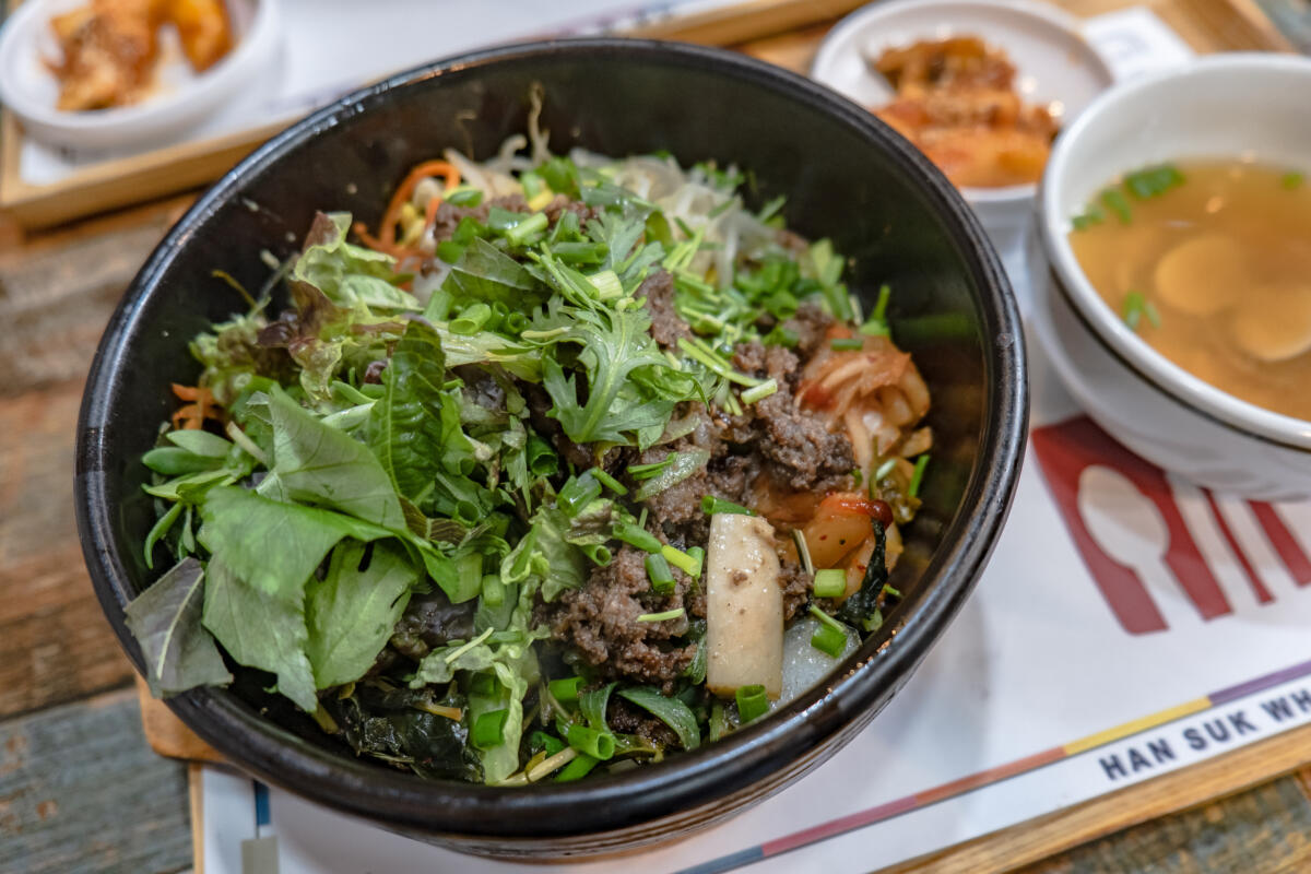 Amazing bimbimbap seoul south korea
