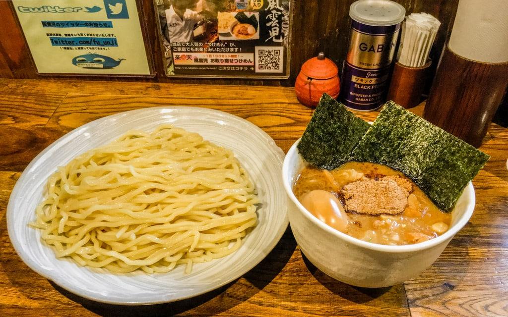 Fuunji ramen tsukemon tokyo japan