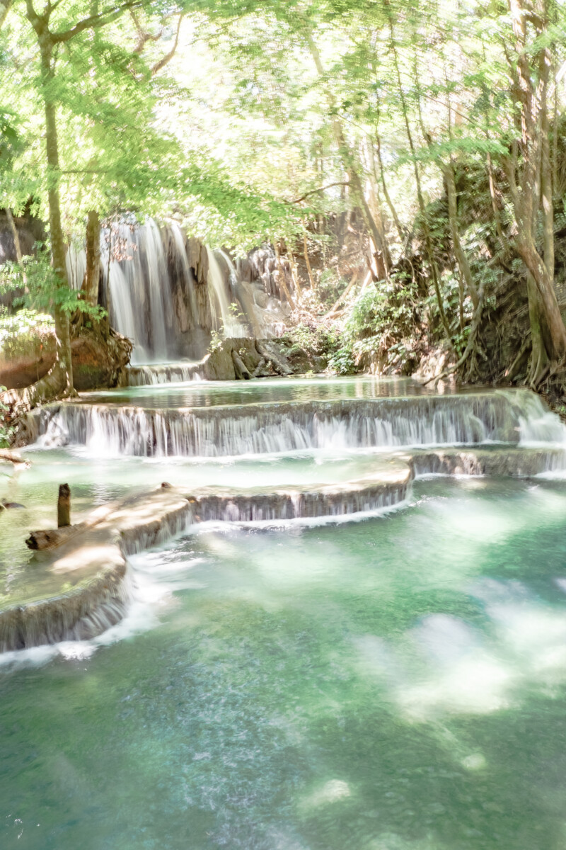 Moyo island Mata Jitu waterfalls on Sumbawa Indoneisa