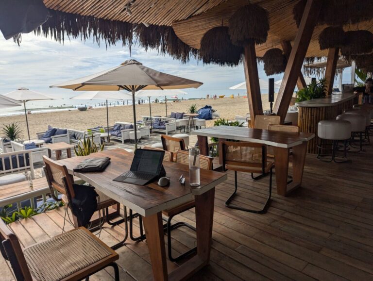 Da Nang beach cafe digital nomad work remotely