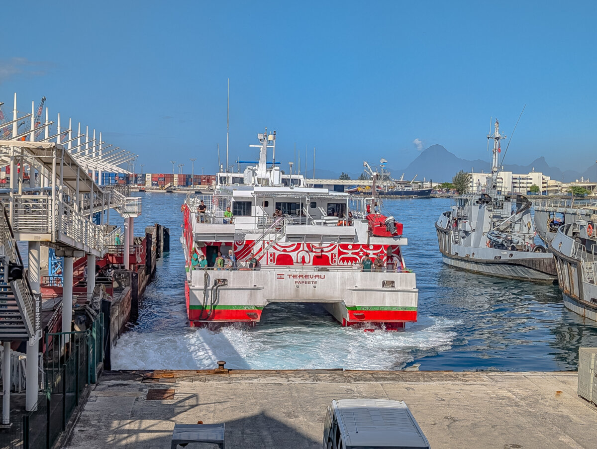 Terevau ferry Tahiti to MOorea
