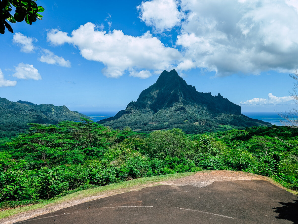 Moorea mount tohivea belevedere lookout