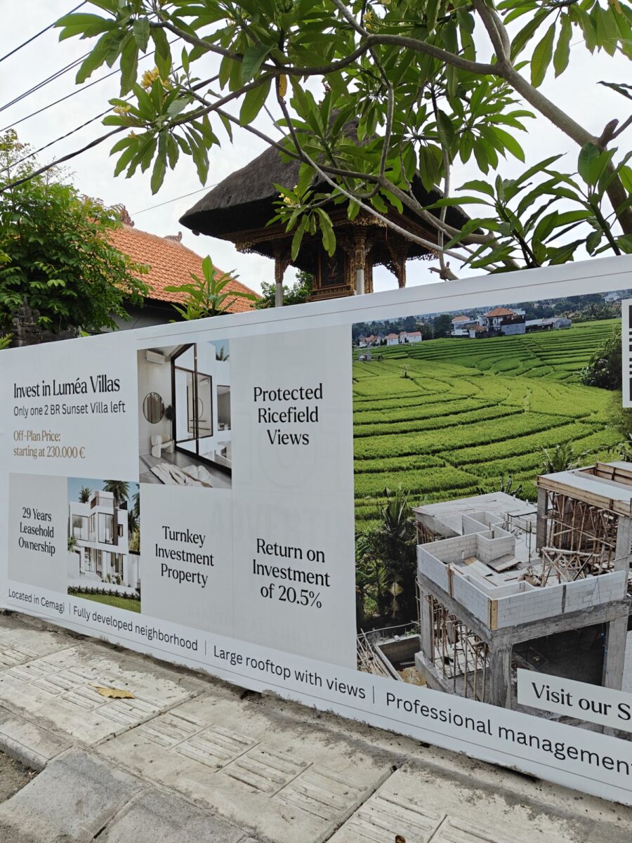 villa investment bali, crazy ROI