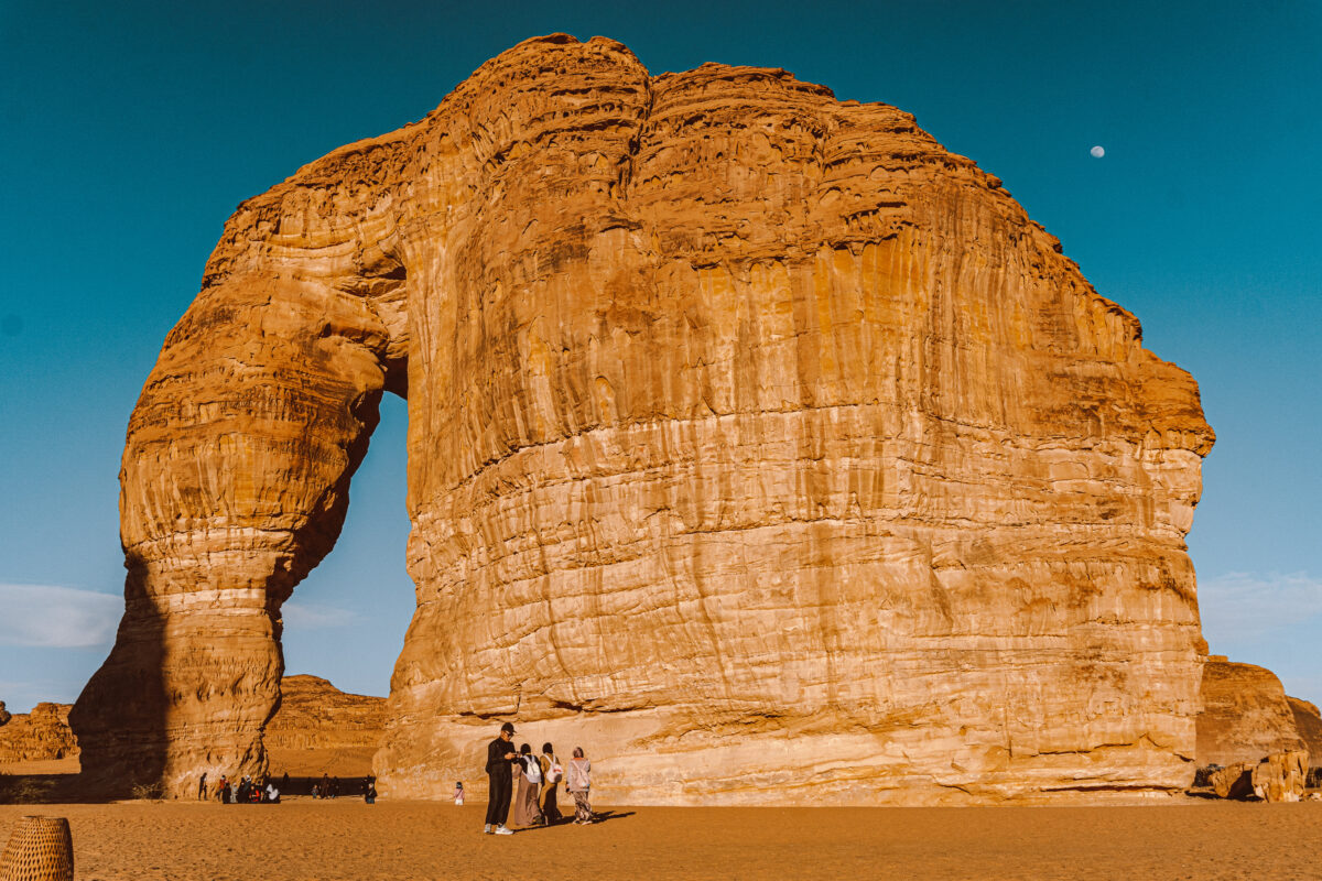 Elephant rock alula saudi