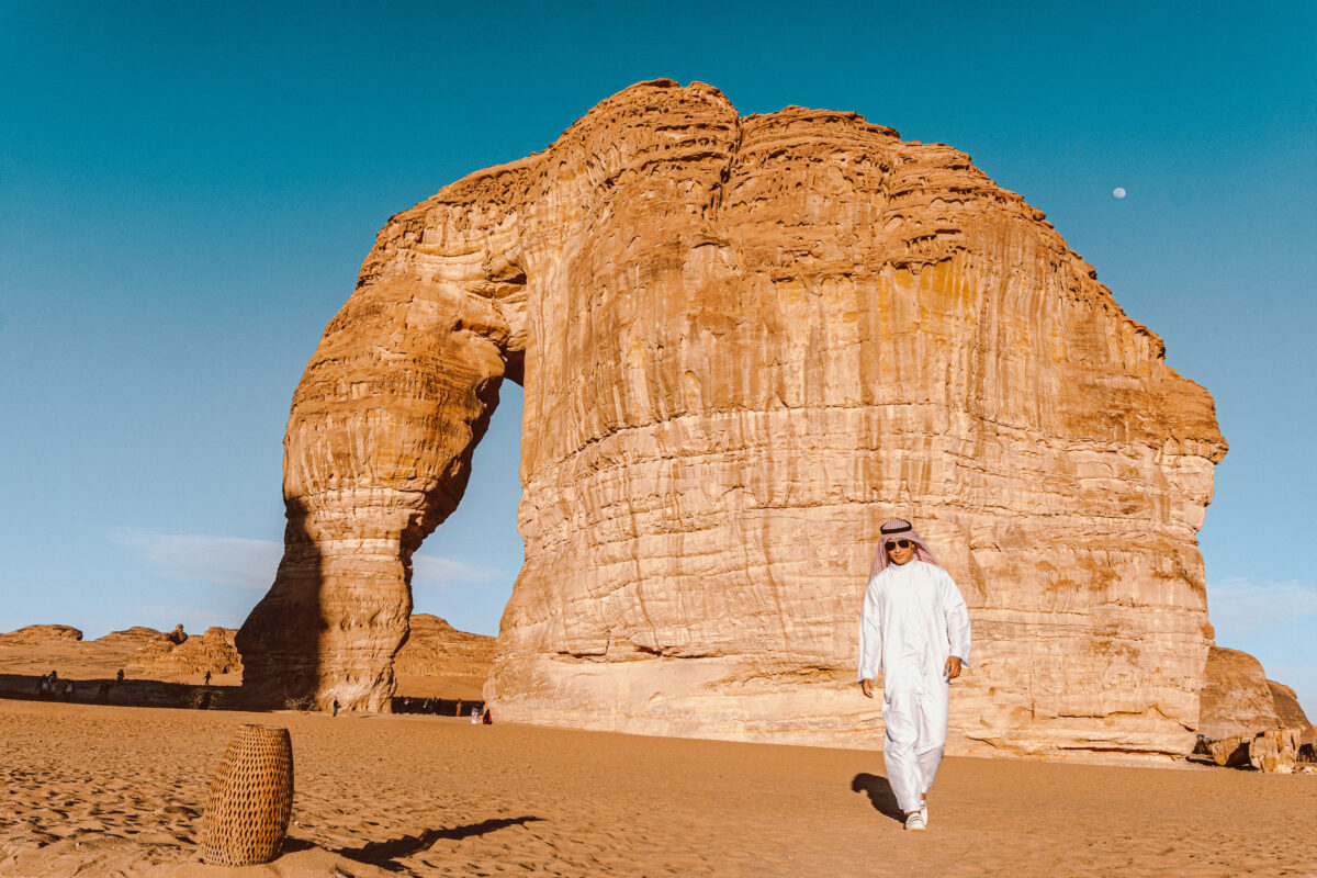 Elephant rock alula saudi
