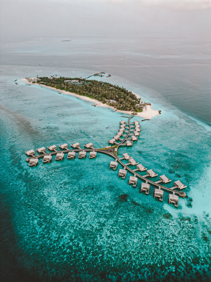 alila maldives drone
