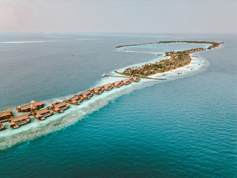 Waldorf Astoria Itaafushi Maldives drone