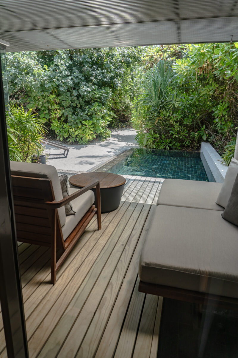 alila maldives hyatt beach villa