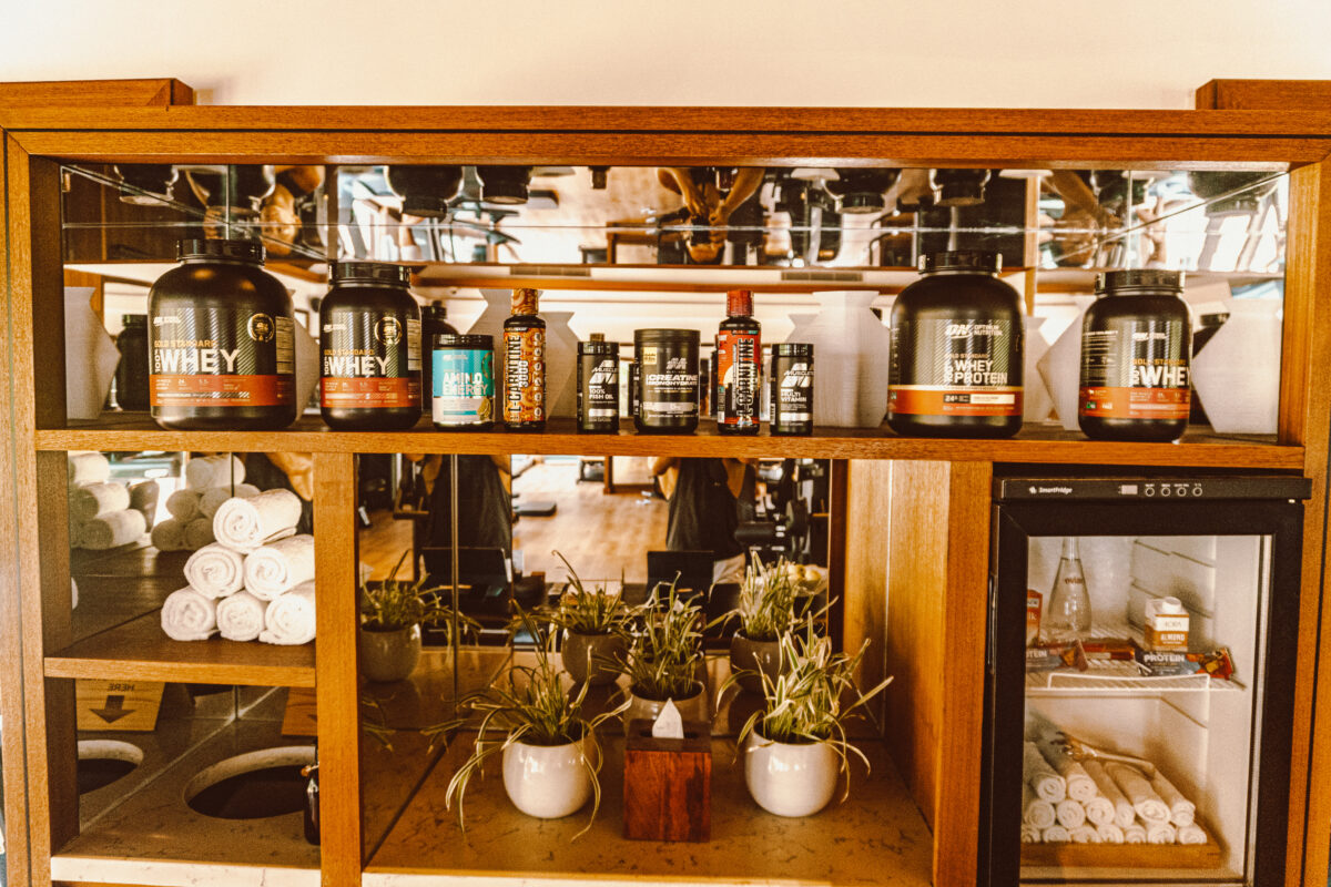 gym at waldorf maldives