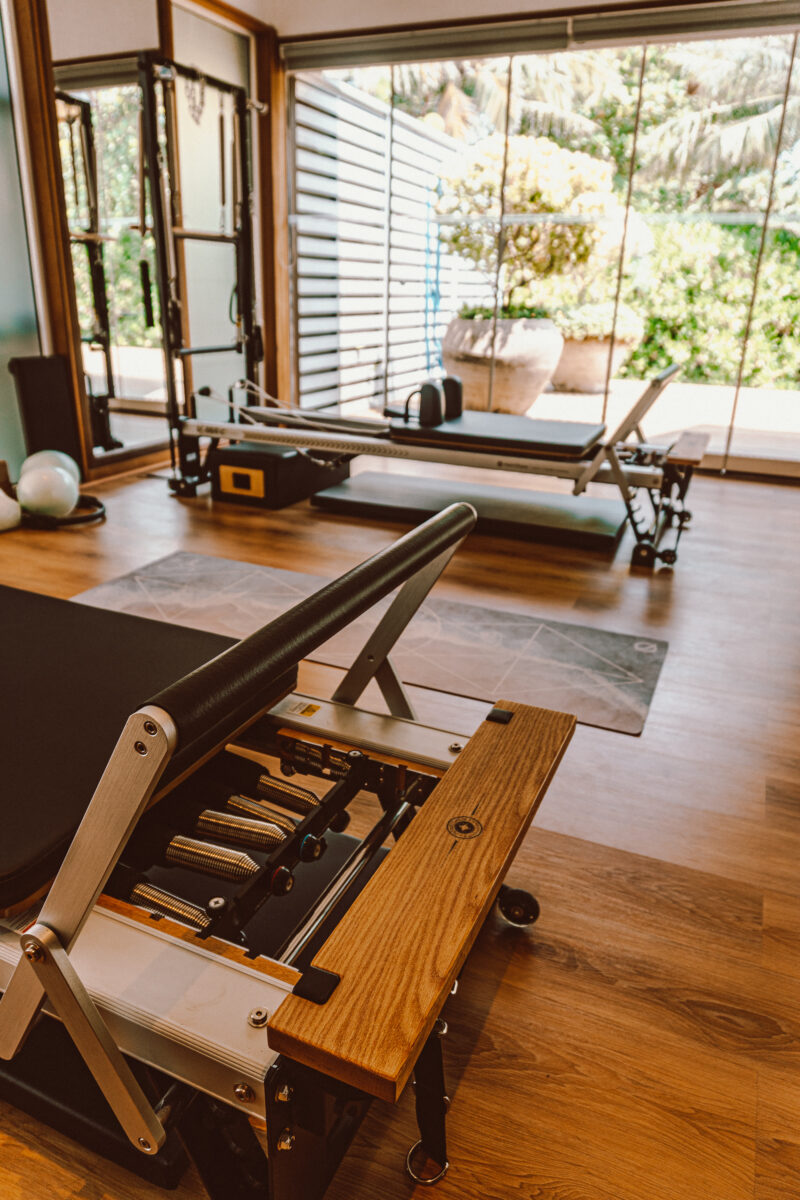 gym at waldorf maldives