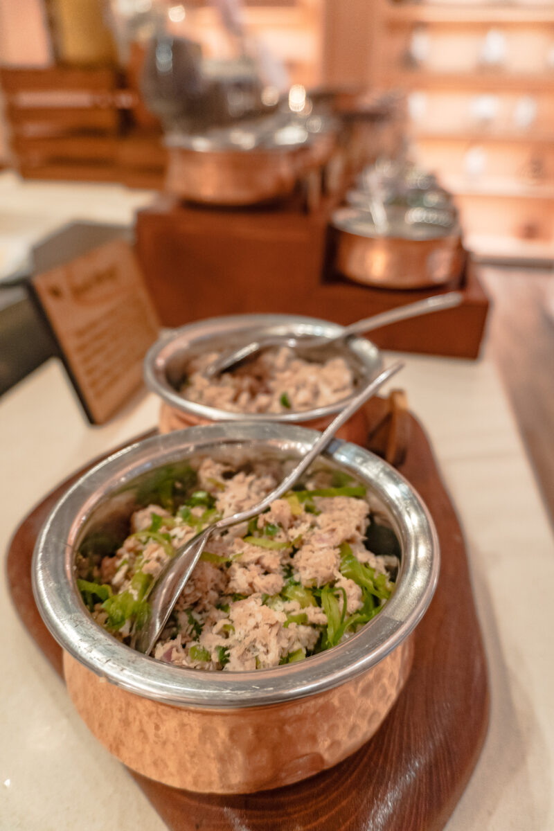 waldorf maldives breakfast buffet