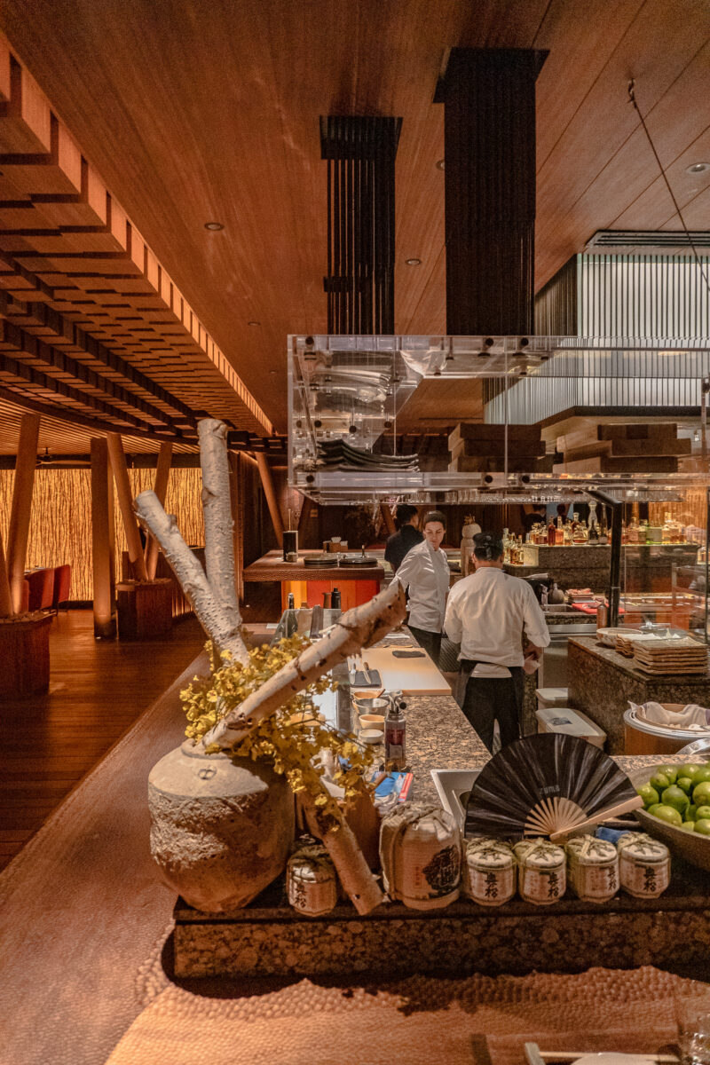 zuma restaurant waldorf maldives