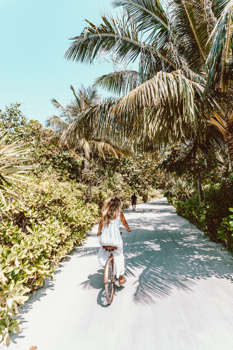 waldorf astoria maldives biking
